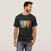 Retro-gitaren T-shirt (Voorkant volledig)