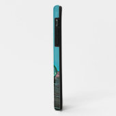 retro-gitarkunst voor gitarist Case-Mate iPhone case (Achterkant/links)