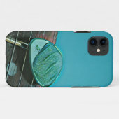 retro-gitarkunst voor gitarist Case-Mate iPhone case (Achterkant (horizontaal))