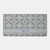 Retro Glam Art Deco  Rhinestones Bureaumat (Voorkant)