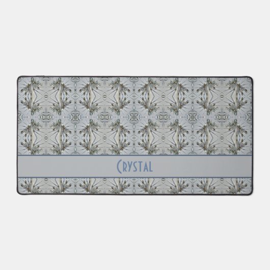 Retro Glam Art Deco Rhinestones Bureaumat (Voorkant)