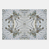 Retro Glam Art Deco Rhinestones Inpakpapier Vel (Voorkant)