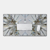 Retro Glam Art Deco Strass Fotografisch Bureaumat (Keyboard & Muis)