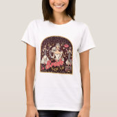 Retro Glam Bride Squad T-shirt (Voorkant)