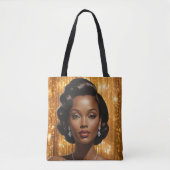 Retro Glam Girl (Diana) Tote Bag (Voorkant)