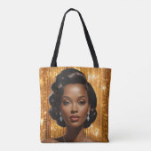 Retro Glam Girl (Diana) Tote Bag (Achterkant)