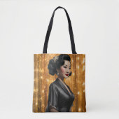 Retro Glam Girl (Keiko) Tote Bag (Voorkant)