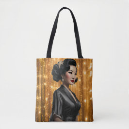 Retro Glam Girl (Keiko) Tote Bag