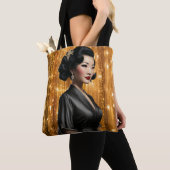 Retro Glam Girl (Keiko) Tote Bag (Dichtbij)