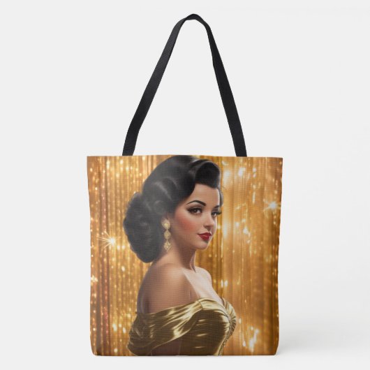 Retro Glam Girls (Ana Maria) Tote Bag (Voorkant)