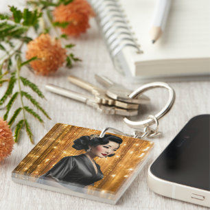 Retro Glam Girls (Keiko) Sleutelhanger