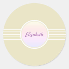 Retro Glam Goud en Opal Envelope Zegels