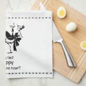 Retro Glam Happy Hour – Martini Diva Design Theedoek (Quarter Fold)