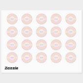 Retro Glam Koraal Roze en Opal Envelope Zegels (Vel)