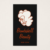 Retro Glam Lash Diva Eyelash Extensions Visitekaartje (Voorkant)