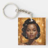 Retro Glam Meisjes (Diana) Sleutelhanger (voorkant)