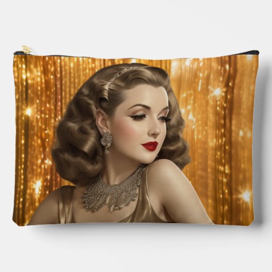 Retro Glam Meisjes (Ingrid) Etui (Voorkant)