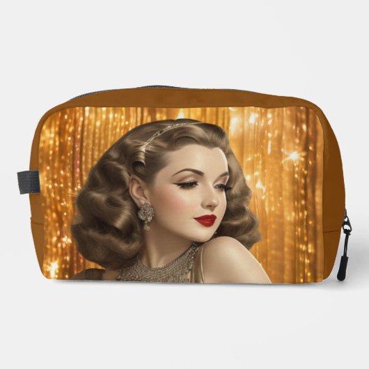 Retro Glam Meisjes (Ingrid) Toilettasje (Voorkant)