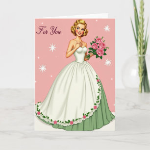 Retro Glam Moederdag kaart