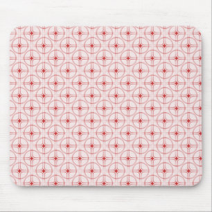 Retro Glam Mousepad, rood Muismat