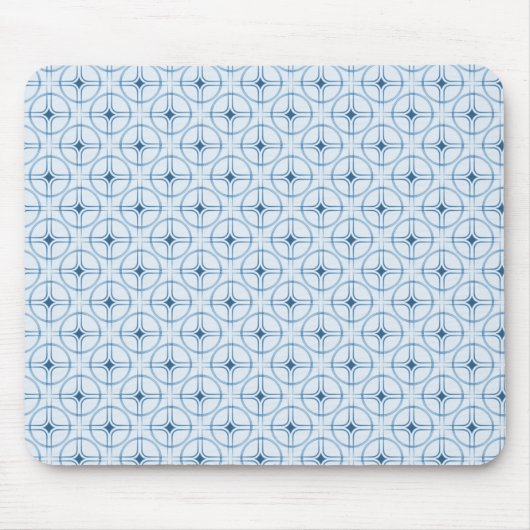 Retro Glam Mousepad, Royal Blue Muismat (Voorkant)