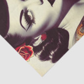 Retro Glam Pin-up Tissuepapier (Detail)