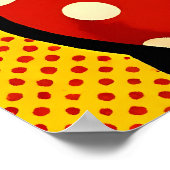 Retro Glam Pop Art Woman in Cat-Eye Sunglasses Poster (Hoek)