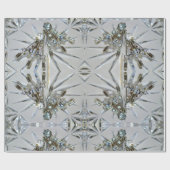 Retro Glam Rhinestones Elegant Cadeaupapier (Vlak)