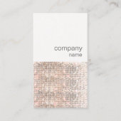 Retro Glam schoonheid en Mode Visitekaartje (Voorkant)