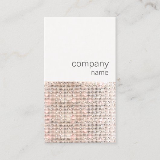 Retro Glam schoonheid en Mode Visitekaartje (Voorkant)