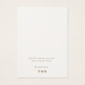 Retro Glam Silver Sequins die Display Kaart verdie (Achterkant)