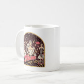 Retro Glam Squad T-shirt Koffiemok (Voorkant links)