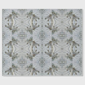 Retro Glam  Strass Elegant Cadeaupapier (Vlak)