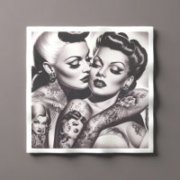 Retro Glam Tattoo Meisjes