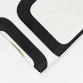 Retro Glamorous Gold Fleece Blanket Deken (Hoek)