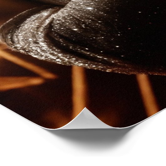 retro glamour jazz vrouw poster (Hoek)