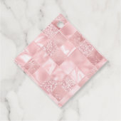 Retro Glamour Meisje Animatie Schattigee Cartoon B Bedankjes Labels (Achterkant)