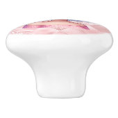 Retro Glamour Meisje Animatie Schattigee Cartoon B Keramische Knop (Zijkant)