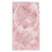 Retro Glamour Meisje Animatie Schattigee Cartoon B Klein Cadeauzakje (Achterkant)