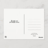  retro glamour meisje met poedel briefkaart (Achterkant)