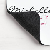 Retro Glamour Zwart Wit Mode Meisje Kapsalon Muismat (Hoek)