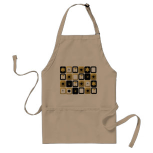 Retro Glamoureus Gold Apron Standaard Schort
