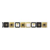 Retro Glamoureus Gold Grosgrain lbon Grosgrain Lint (Voorkant)