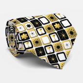 Retro Glamoureus Gold Stropdas (Opgerold)