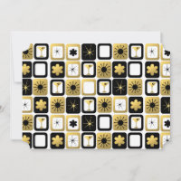 Retro Glamoureuze Gold-fotokaarten