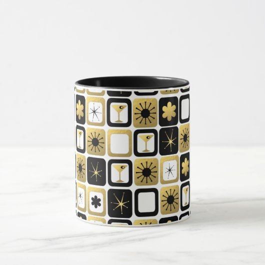 Retro Glamoureuze Gold-Mok Mok (Midden)