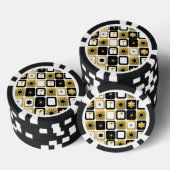 Retro Glamoureuze Gold Poker Chip (Opstapeling)