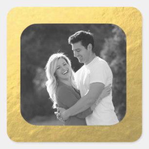 Retro Glamoureuze Gouden Foto Stickers
