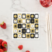 Retro Glamoureuze Gouden Papieren Servetten (Insitu)
