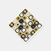 Retro Glamoureuze Gouden Papieren Servetten (Hoek)